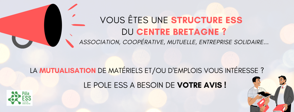 Etude d’un outil de mutualisation d’emplois et/ou de matériels entre structures de l’ESS