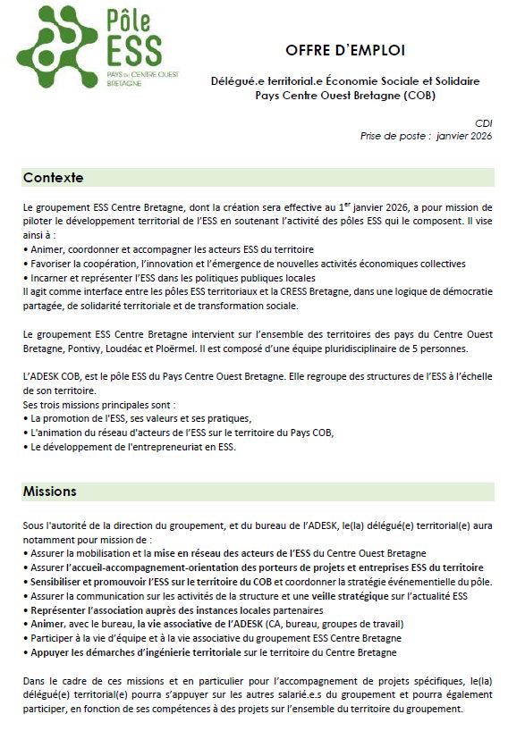 annonce pole adesk 1