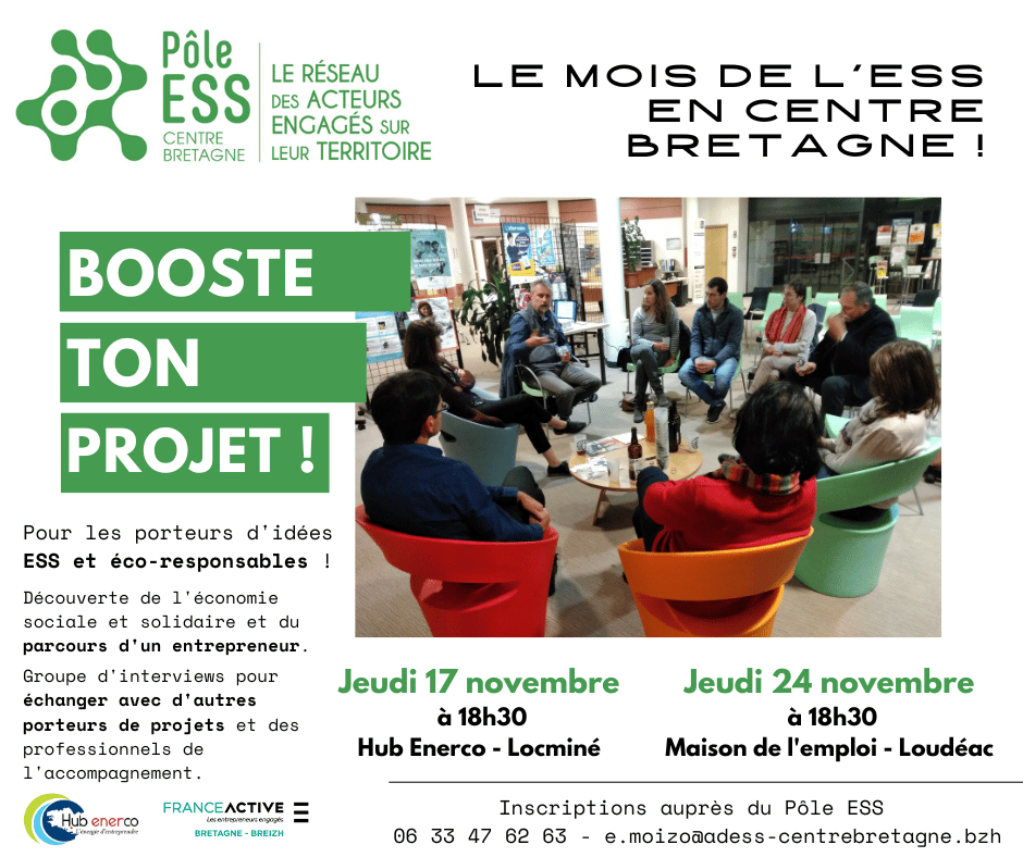 Mois de l’ESS – Booste ton projet !
