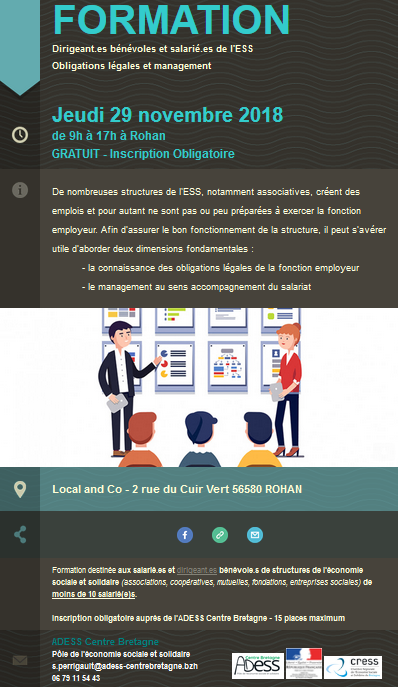 Formation sur la fonction employeur le 29 novembre à Rohan